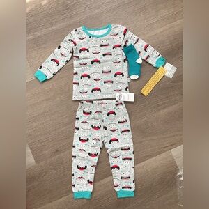 Sleep On It Boys 2-Piece Super Soft Jersey Snug-Fit Pajama Set